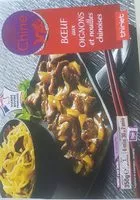Mängden socker i Boeuf aux oignons et nouilles chinoises