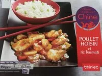 Mängden socker i Poulet hoisin et riz basmati