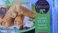 Mängden socker i 6 Mini Nems Banane Chocolat