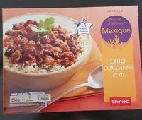 Mängden socker i Chili Con Carné et riz
