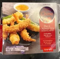 Mängden socker i Duo de crevettes croustillantes
