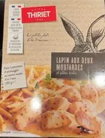 Mängden socker i Lapin aux deux moutardes et pâtes trofie