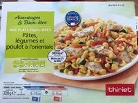 Mängden socker i Pâtes legumes et poulet à l’orientale