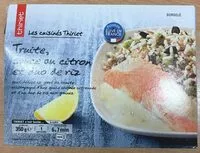 Mängden socker i Truite sauce au citron et duo de riz