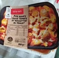 Mängden socker i Pipe rigate sauce tomate et boulettes au poulet