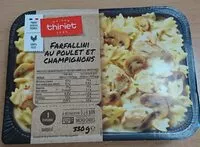 Mängden socker i Farfallini au poulet et champignons