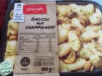 Mängden socker i Gnocchi aux champignons