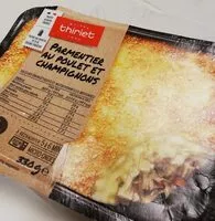 Mängden socker i Parmentier au poulet et champignons