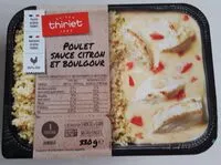 Mängden socker i Poulet sauce citron et boulgour