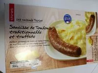 Mängden socker i Saucisse de Toulouse Traditionnelle et Truffade