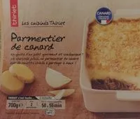 Mängden socker i Parmentier de canard