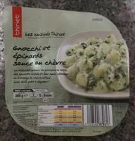 Mängden socker i Gnocchi et Épinards Sauce au Chèvre