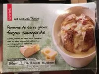 Mängden socker i Pomme de terre garnie savoyarde