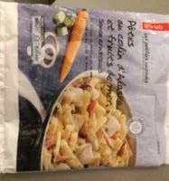 Mängden socker i Pâtes au colin d’alaska et fruits de mer sauce crustacés