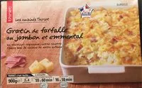 Mängden socker i Gratin de farfalle au jambon et emmental