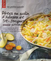 Mängden socker i pâtes au colin d'Alaska et St Jacques sauce citronnée