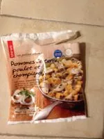 Mängden socker i Pommes de terre poulet et champignons