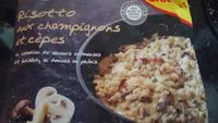 Mängden socker i Risotto aux champignons et cèpes