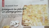 Mängden socker i Lasagnes au Poulet et Champignons