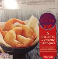 Mängden socker i Beignets de crevettes asiatiques