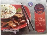 Mängden socker i Porc au caramel et riz basmati