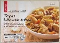 Mängden socker i Tripes traditionnelles à la mode de Caen