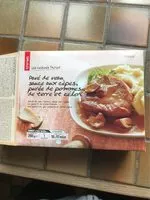 Mängden socker i Pavé de veau, sauce aux cèpes, purée de pommes de terre et céleri