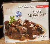 Mängden socker i Civet de sanglier à la vigneronne
