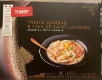 Mängden socker i Truite gambas et noix de st jacques sauce petit chablis