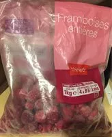 Mängden socker i Framboises entières