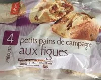 Mängden socker i 4 petits pains de campagne aux figues