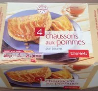 Mängden socker i Chaussons aux Pommes Pur Beurre