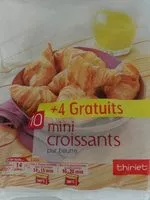 Mängden socker i Mini croissants pur beurre