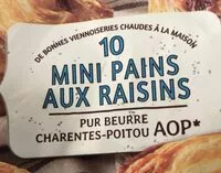 Mängden socker i 10 Mini pains aux raisins
