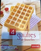 Mängden socker i Gaufres de bruxelles