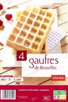 Mängden socker i 4 Gaufres de Bruxelles congelées