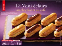 Mängden socker i Mini éclairs au chocolat et au café