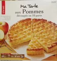 Mängden socker i Tarte aux pommes