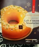 Mängden socker i Couronne lait d'amande Mandarine