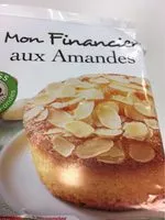 Mängden socker i Financier aux amandes