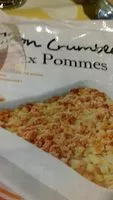 Mängden socker i Crumble aux pommes