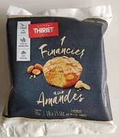 Mängden socker i Financier aux amandes