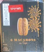 Mängden socker i 6 macarons au café