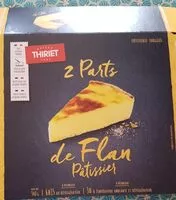 Mängden socker i 2 parts de Flan Pâtissier