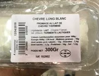 Mängden socker i Chevre long blanc