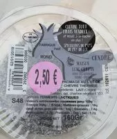 Mängden socker i Fromage au lait de chèvre thermisé