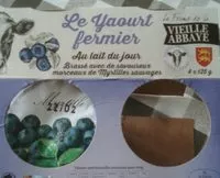 Mängden socker i Yaourts fermiers brassés myrtilles
