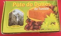 Mängden socker i Pâte de dattes de tunisie