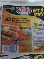 Mängden socker i Chicken franks