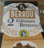 Mängden socker i 2 Gâteaux Bretons Fourrage au Caramel au Beurre Salé